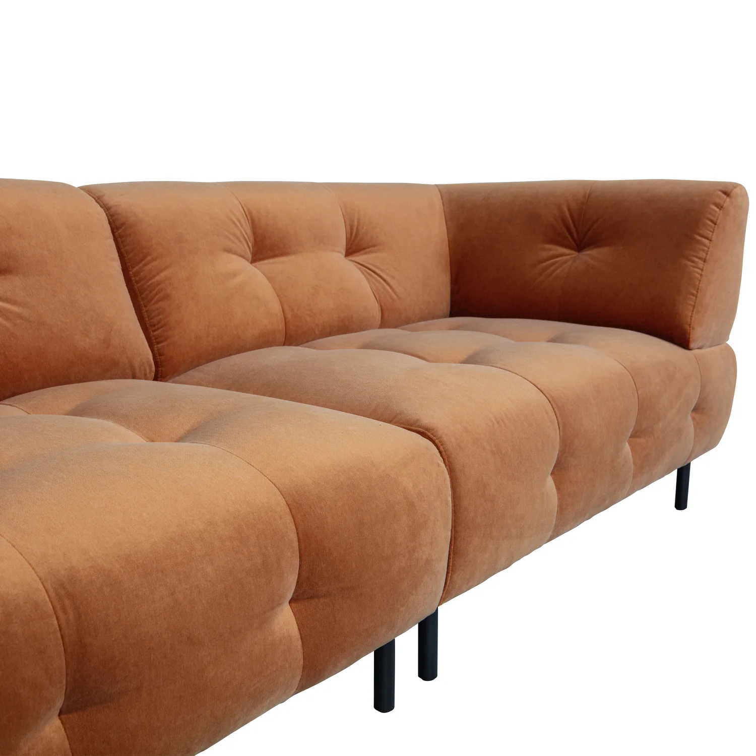 LLOYD 4-vietė sofa, aksomas  (yra spalvų pasirinkimas) - Image 6