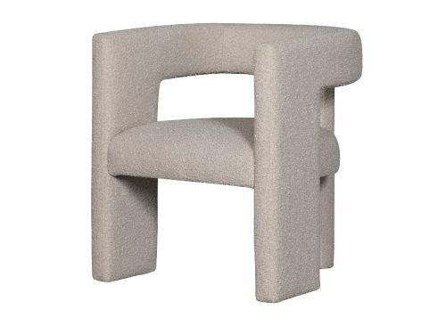 Fotelis Tiwa, beige spalva