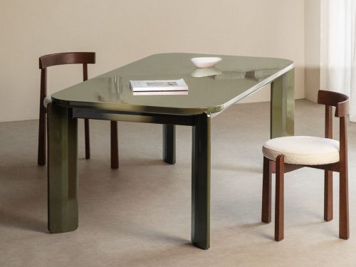 Stačiakampis pietų stalas 200x100 cm Geneva MDF Verde