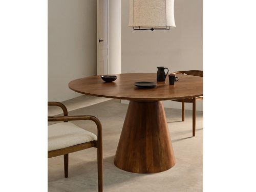 Valgomasis stalas Weymar | mango mediena Ø140 cm