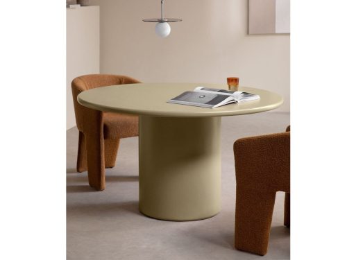 Valgomojo stalas Rodeo | MDF Ø130 cm, Maroon Coffee