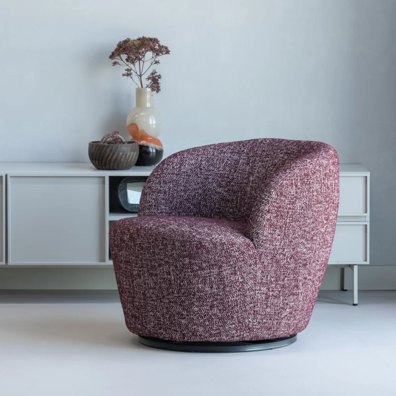 373539-B_01_WP_SF_Serra_draaifauteuil_bordeauxrood_melange