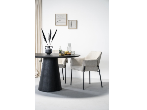 Aron stalas | 130cm, juodas