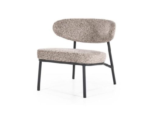 Lounge kėdė Jari  – šviesiai rusva