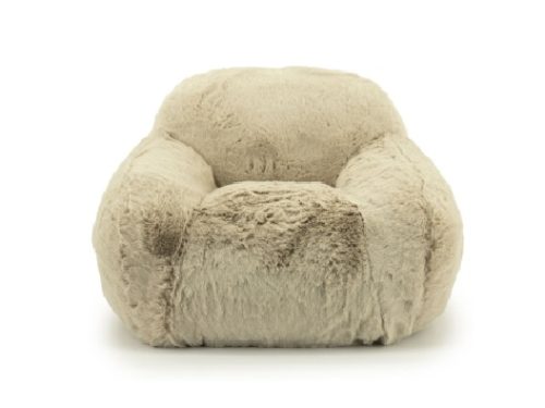 Lounge fotelis Little Hug – pilkai rusvas