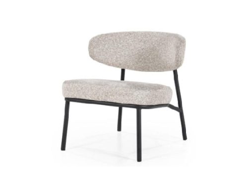 Lounge kėdė Jari  – smėlio spalva