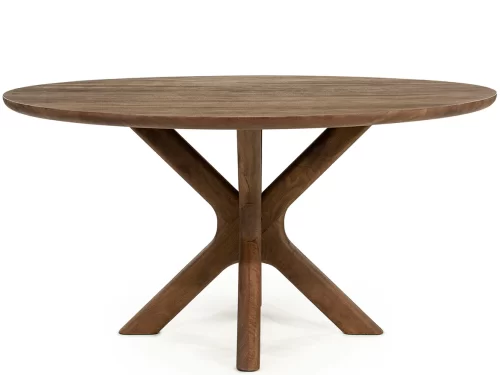 StalasTycho tamsi mango mediena | Ø150cm