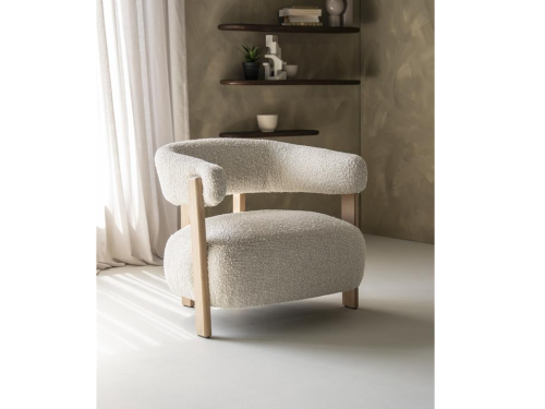 Fotelis Lola smėlio spalva (beige)