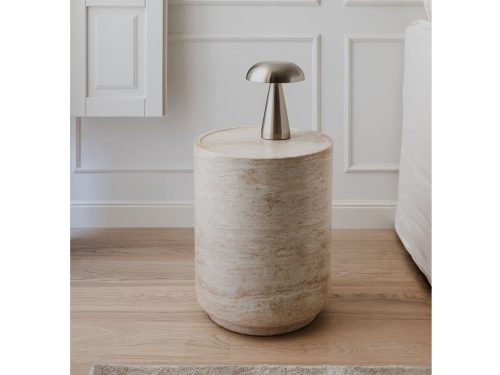 Darwys cementinis apvalus šoninis staliukas Ø35 cm