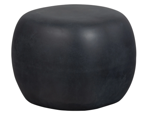 Juodas staliukas Pebble | 35xØ50cm