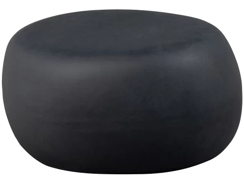 Juodas staliukas Pebble | 31x65x49cm