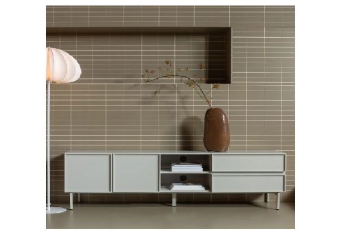 TOURS TV spintelė 180 cm | melaminas / MDF, smėlio spalvos