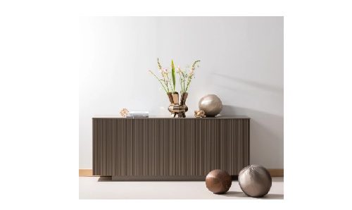 NOVA komoda 200 cm – pušis, trumų ruda