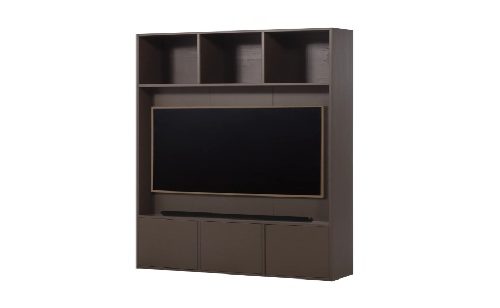 MEGGY TV spintelė 160 cm, pušis, vidutinė ruda