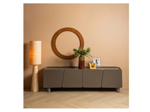 Root TV spintelė 200 cm iš pušies medienos – ruda