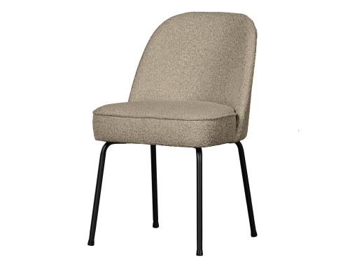 VOGUE valgomojo kėdė, bouclé audinys, beige spalva
