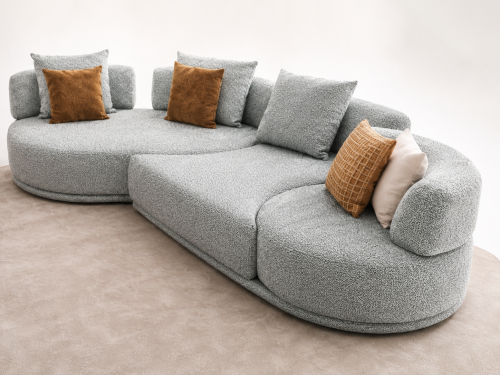 Kampinė sofa STATUE | MIST G-11