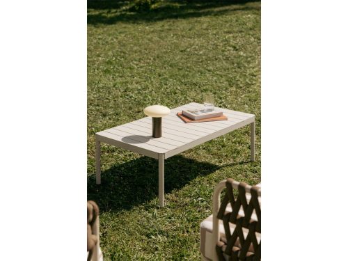 Lauko kavos staliukas UMEKO | Ø80 cm, balta