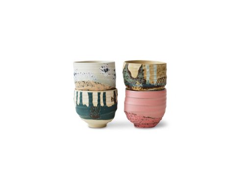 Puodelių rinkinys, 4 vnt. "Artist Ceramics“
