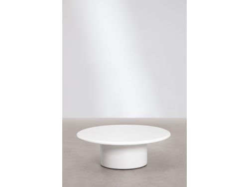 Lauko kavos staliukas NAMARA | Ø90 cm, balta