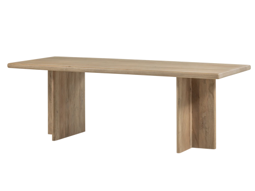 ATO valgomojo stalas, 220 × 90 cm, natūralaus mango medžio